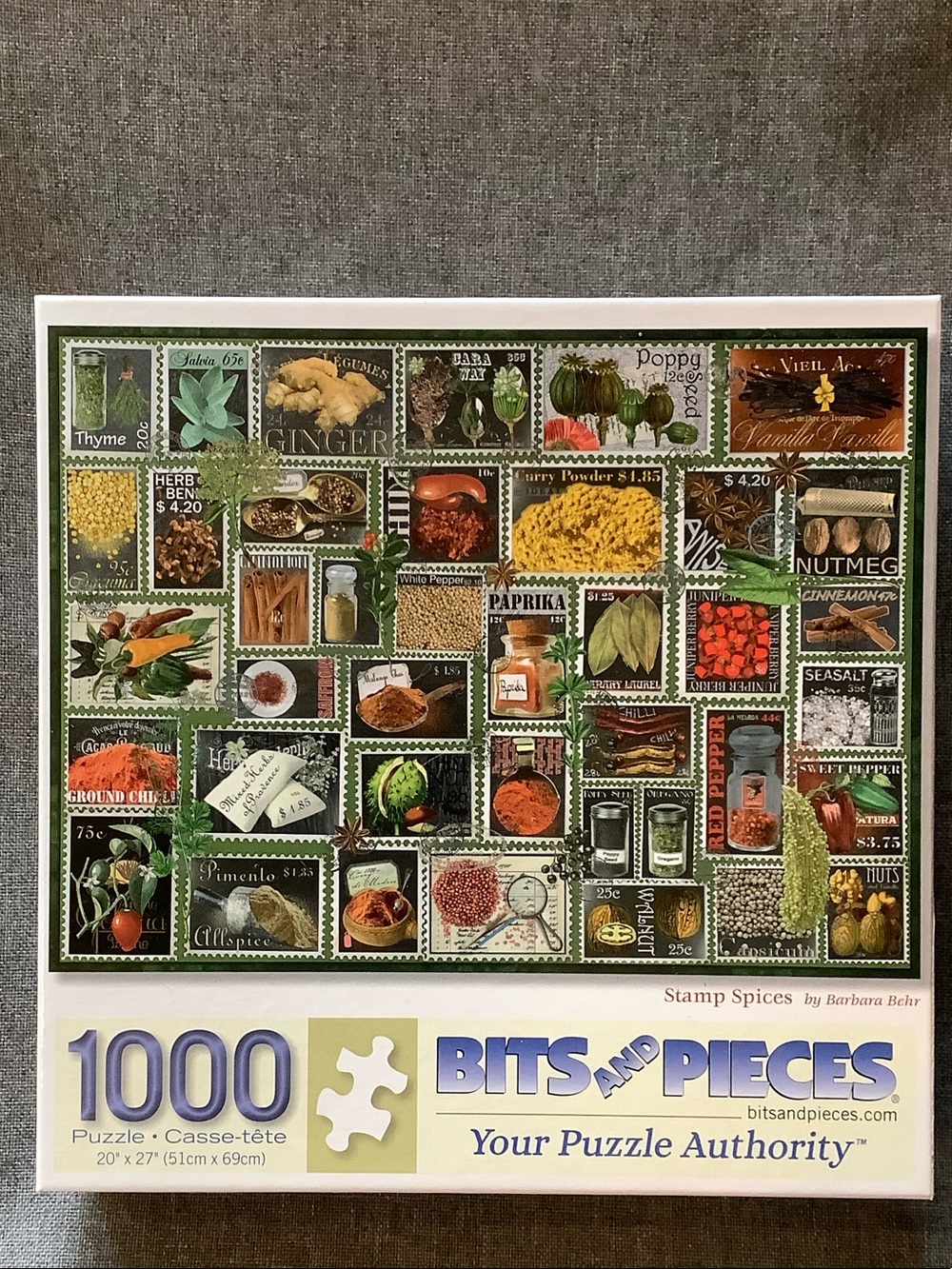 Bits and Pieces ‘Stamp Spices’ 1000-Piece Jigsaw Puzzle